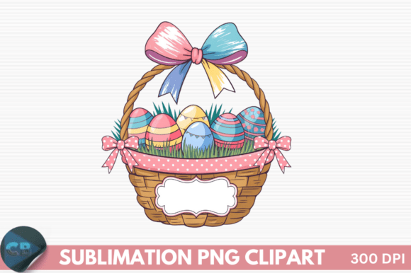 Brushstroke Easter PNG for Kids Sublimation Projects
