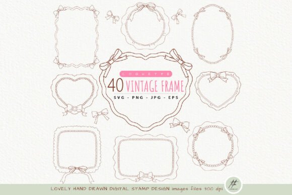 Coquette Frame Clipart: A Guide to Vintage Design
