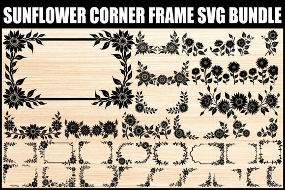 Designing with Nature: A Comprehensive Guide to the Elegant Sunflower Border SVG Pack