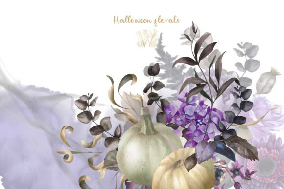 Elevate Your Autumn Designs with Gothic Halloween Pumpkin Borders