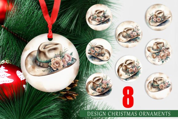 Elevating Holiday Merchandising with High-Resolution Ornament Cowboy Decor