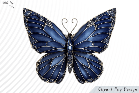 Evaluating Blue Jewel Butterfly PNG Clipart for Professional and Creative Projects