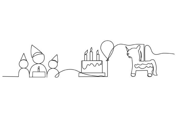 Evaluating Continuous Line Birthday Art for Modern Celebrations