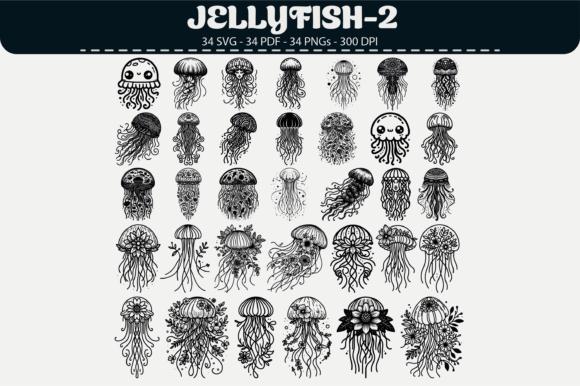 Evaluating the Jellyfish Clipart – 34 Designs Collection for Professional Workflows