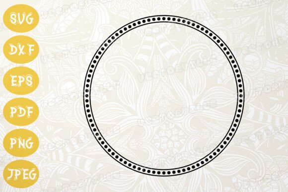 Integrating the Elegant Circle Border Dotted Frame SVG into Professional Design Workflows