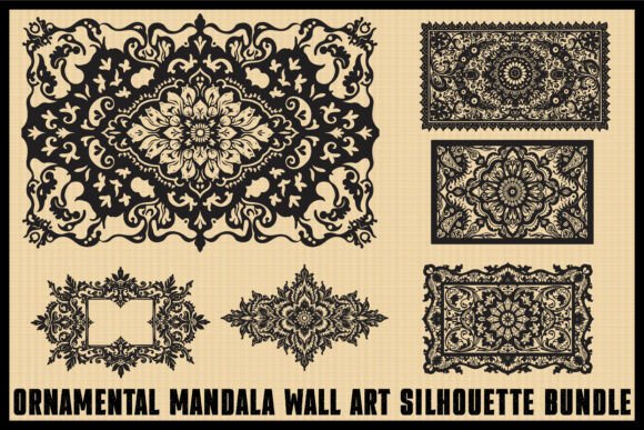 Mandala Wall Art Ornament Bundle