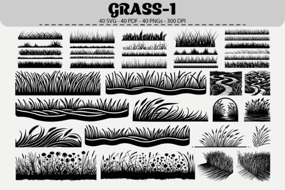 Mastering Nature-Themed Design with a Comprehensive Grass Border Clipart Collection