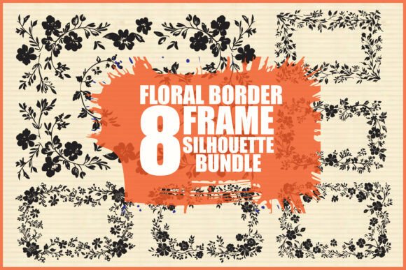 Mastering Your Designs with the Flower Frame Silhouette Bundle