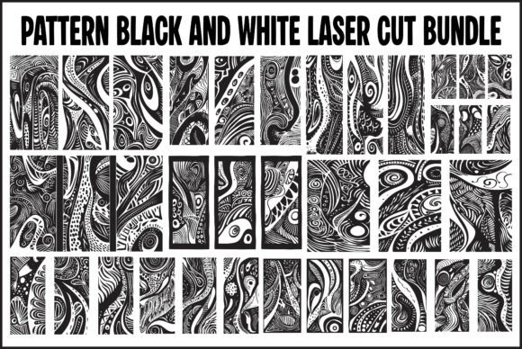Modern Abstract Laser Cutting Templates