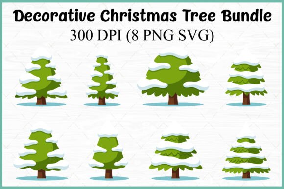 Unleashing Holiday Creativity with the Snowy Christmas Tree Vector SVG Bundle