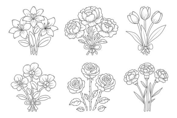 Unlocking Creative Potential with Black Line Flower Bouquets