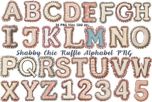 Unlocking Whimsy: A Complete Guide to the Shabby Chic Ruffle Alphabet for Modern Crafts